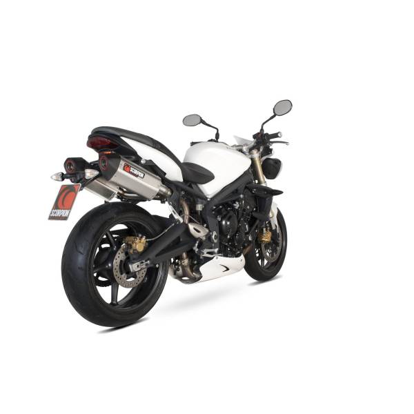 Schalldämpfer Serket „Parallel“, das Paar. Scorpion Triumph Street Triple 675 2007 - 2012