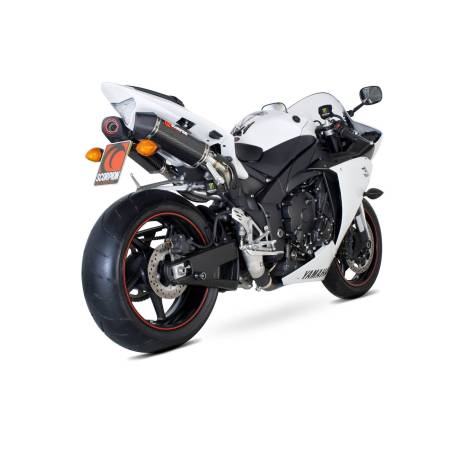 Schalldämpfer Serket „Parallel“, das Paar. Scorpion Yamaha YZF-R1 2009 - 2014
