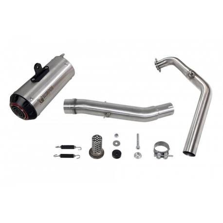 Ligne complète Red Power Scorpion Yamaha MT-125 Euro 4 2019 - 2020