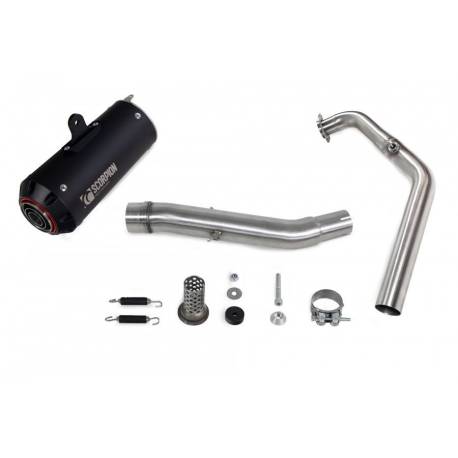 Línea de escape completa Red Power Scorpion Yamaha MT-125 Euro 4 2019 - 2020