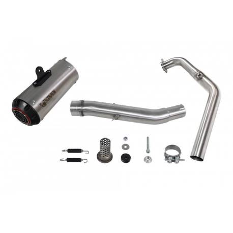 Línea de escape completa Red Power Scorpion Yamaha XSR-125 2021 - 2022