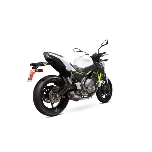 Línea completa Serket "Parallel" Scorpion Kawasaki Z650 2017 - 2022
