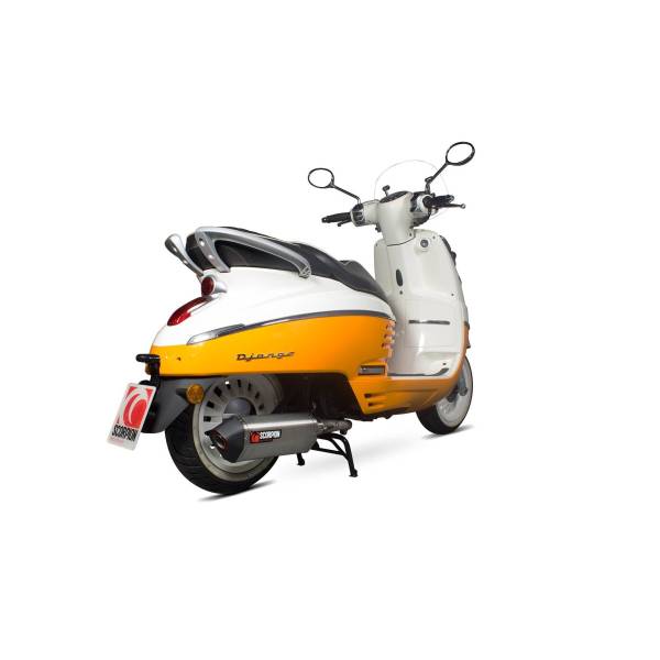 Ligne complète Serket "Parallel" Scorpion Peugeot Django 125 / Django 150 2015 - 2017