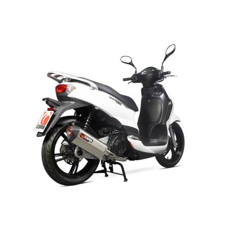 Impianto di scarico completo Serket "Parallel" Scorpion Peugeot Tweet 125 2010 - 2017