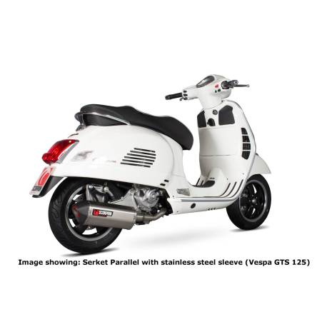 Línea completa Serket "Parallel" Scorpion Vespa GTS 125 / GTS250 / GTS300 / GTV250 / GTV300