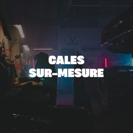 Cales sur mesure pour changement d'entraxe