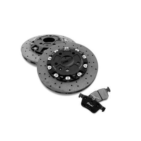 Juego de pastillas + discos de freno traseros Carbono Racingline VWR680020