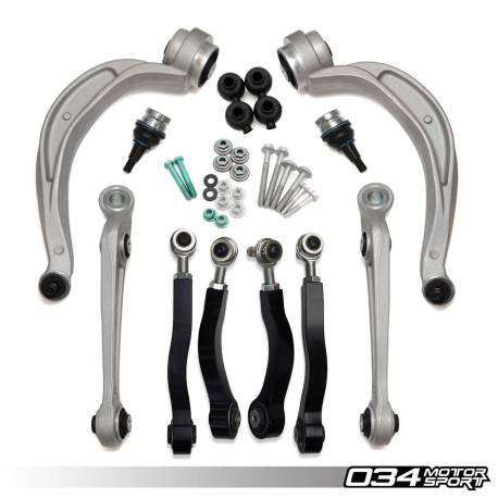 Kit Bras de Contrôle Supérieurs Réglables Audi A4/S4/RS5 | 034Motorsport B8 Full Trck Late