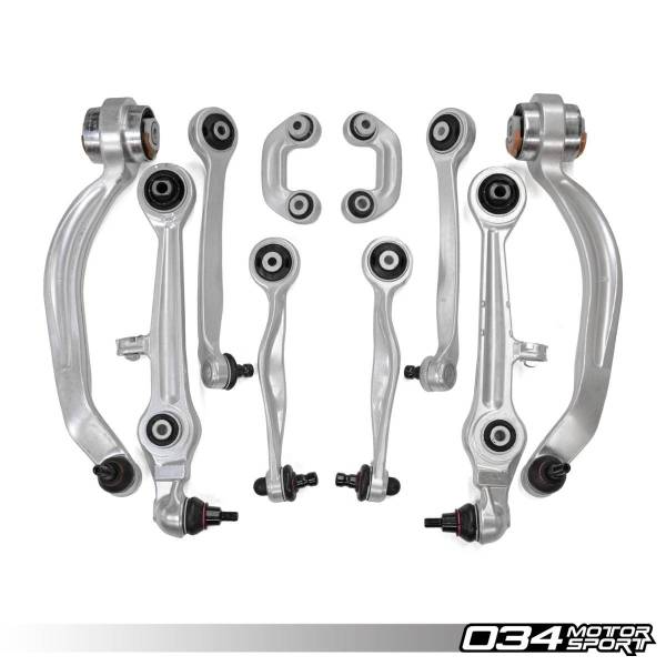 Kit Brazos de Suspensión Completo 034Motorsport Density Line: Audi A4/S4 B5, A6 C5, Volkswagen Passat B5 (Rótula de Acero)