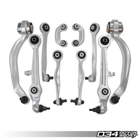 Kit Bracci Sospensione Completo 034Motorsport Density Line: Audi A4/S4 B5, A6 C5, Volkswagen Passat B5 (Perno in Acciaio)