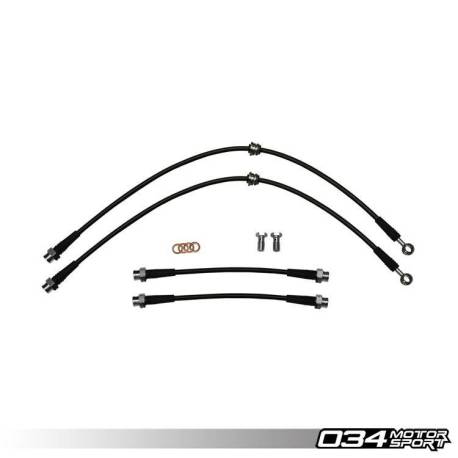 Kit tubi freno in treccia in acciaio inox 034Motorsport