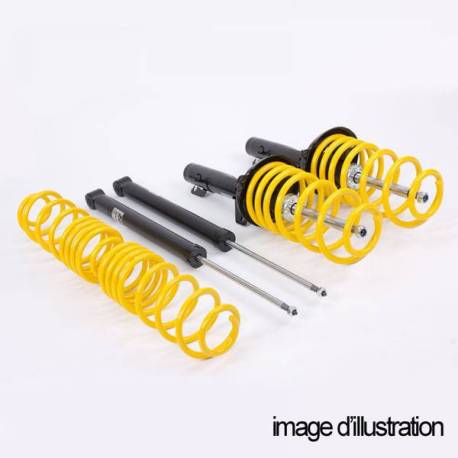 Short springs and shock absorbers for VOLKSWAGEN Passat B6 Berline