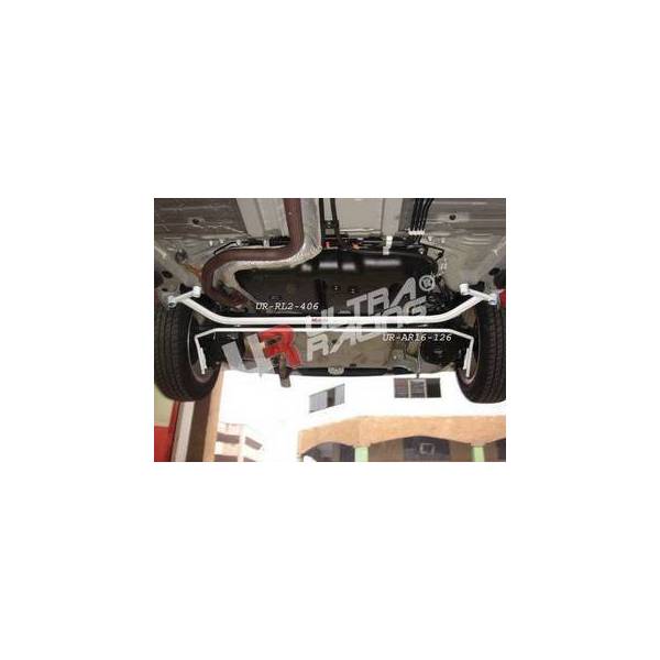 Rear lower bar UR Toyota Yaris HB/Sedan 05+