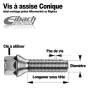 Vis Assisi conique 60° Eibach M12x1.5