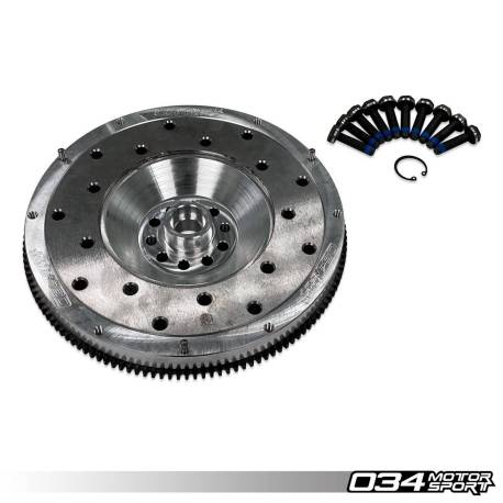 Volante Motor Aligerado de Aluminio 034Motorsport, VR6 Longitudinal (Audi 01A/01E)