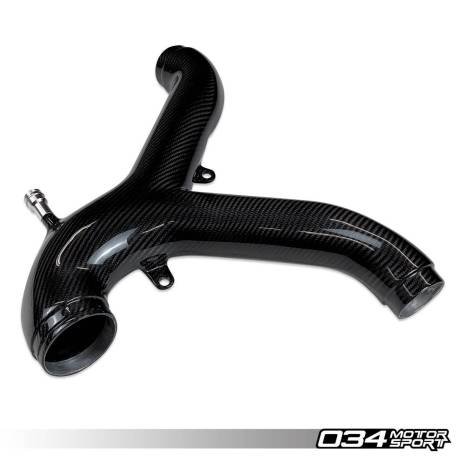 Y-Pipe de fibra de carbono RS4 2.7T 034Motorsport: Audi B5 S4, B5 RS4, C5 A6/Allroad 2.7T