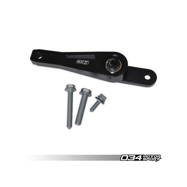 Machined aluminum engine mount by 034Motorsport, Audi TTRS 8J 6-speed manual transmission