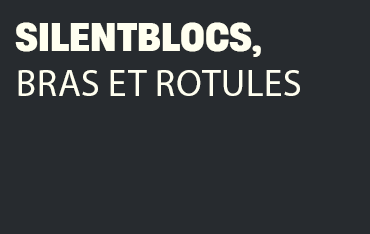 Silentblocs, bras et rotules