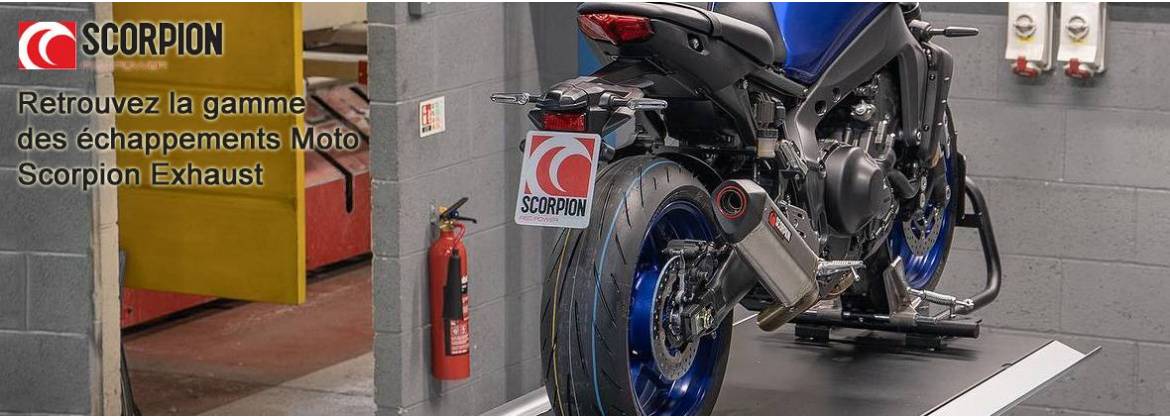 Echappements moto Scorpion